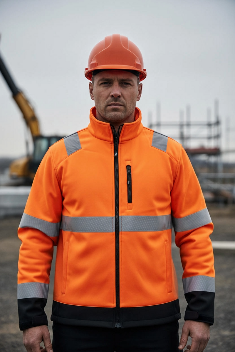 Hi Vis Softshell Jackets | Water Repellent | Weatherproof – Built Tough