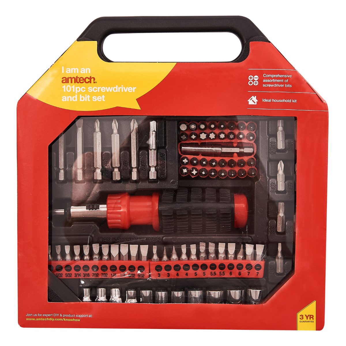 Master Your DIY Projects with our 101 Piece Screwdriver & Bit Set ...