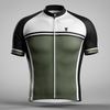 Green Black Stripe Cycling Jersey