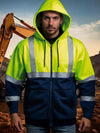 Yellow Hi Vis Hoodie Work Jumper