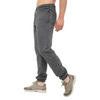 Grey Mens Elasticated Hem Fleece Jogging Bottoms Super Soft