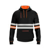 Hi Vis Pro Series Hoodie X1 - Black/orange