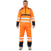 Hi Vis Orange Polyester Reflective Rainsuit