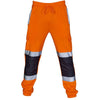 hi vis orange 2 tone jogging bottoms
