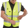 Hi Vis Waistcoat with Pockets