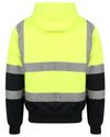 Hi Viz Vis Hoodie Pullover Two Tone Hooded Sweatshirt