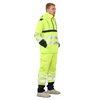 Hi Vis Yellow Polyester Reflective Rainsuit