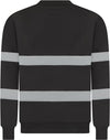 High Visibility Reflective Tape Sweatshirt - Black