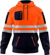 Hi Vis Work Wear Pullover Hoodie Safety Reflective Sweatshirt