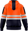 Hi Vis Work Wear Pullover Hoodie Safety Reflective Sweatshirt