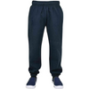 Mens Elasticated Hem Fleece Jogging Bottoms Super Soft-navy