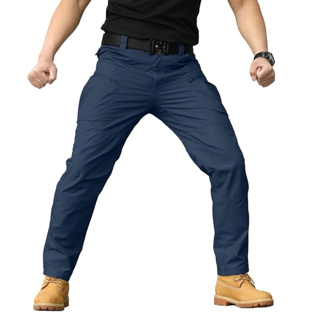 Navy Ripstop Hiking Tactical Pants – Built Tough