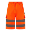 Orange High Visibility Work Shorts 