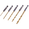 Titanium HSS 5 Piece Drill Bit Set