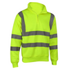 Yellow- Taped Hi Vis Fleece 1/4 Zip Pullover