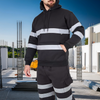 Black Hi Vis Hoodie