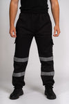 High Vis Jogger Pants - Black