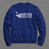 Built Tough "Brickie" Slogan Sweatshirt blue