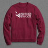 Built Tough "Brickie" Slogan Sweatshirt red