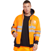Men's Orange Hi Vis Hoodie