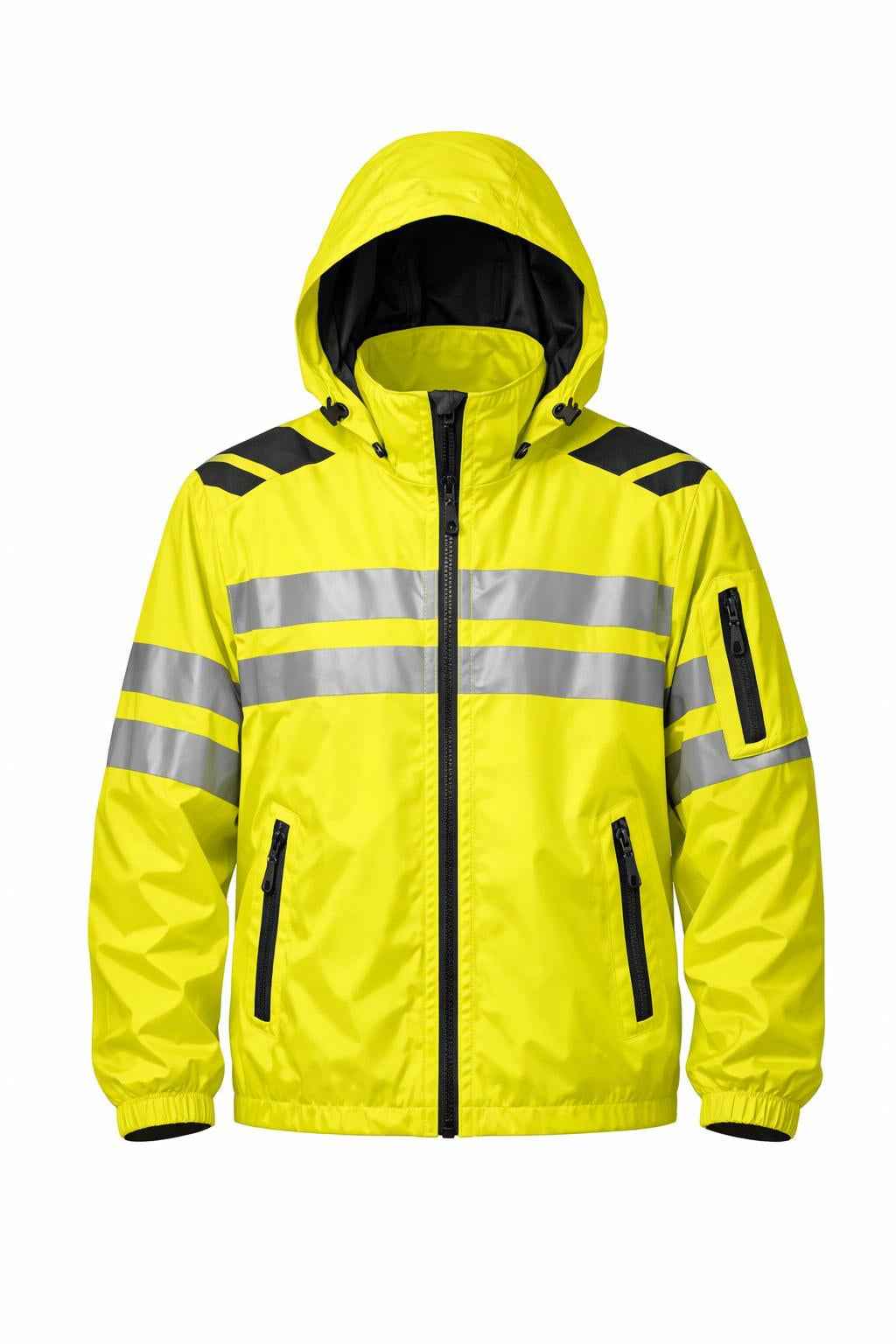 Yellow Hi Vis Waterproof Jacket