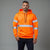 Hi Vis Hooded Sweatshirt Orange