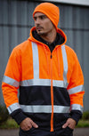 Orange Zipper Hoodie