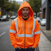 Zipper Hi-Vis Hoodie