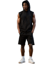 Sleeveless Hoodie Gillet Set