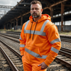 High Visibility Orange Hoodie