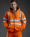 Hi Vis Hoodie Zip Up
